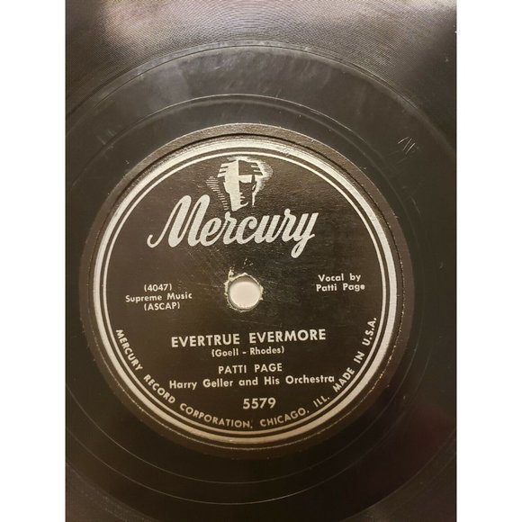 78 RPM-Evertrue,Evermore-Down the Trail of Achin Hearts-Patti Page(R139) - Picture 1 of 4